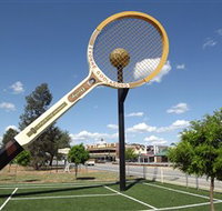 Barellans Big Tennis Racquet - Tourism Gold Coast