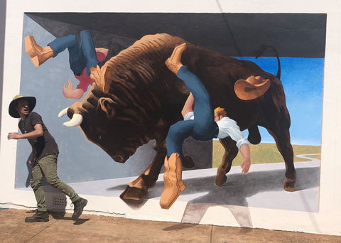 Big Bull Mural - Tourism Gold Coast 0