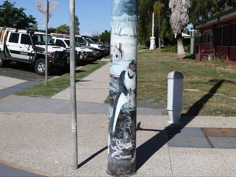 Capella Light Pole Murals - Tourism Gold Coast 0