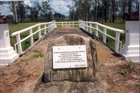 Bridge Creek War Memorial Bridge - Tourism Gold Coast 1
