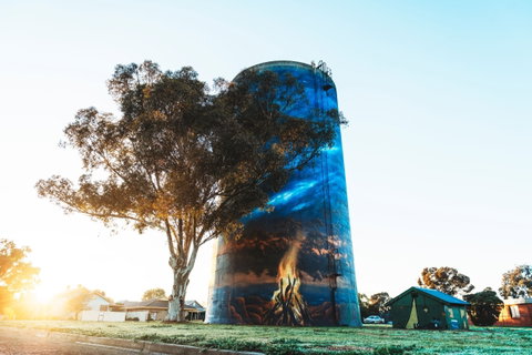 Deniliquin Water Tower Mural - Tourism Gold Coast 1