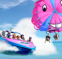 Gold Coast Tandem Parasail  V8 Jetboat Combo - 1 Location - Tourism Gold Coast