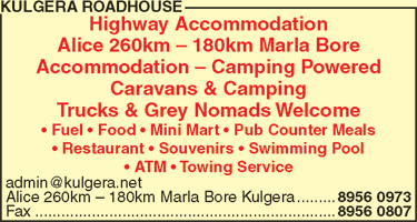 Kulgera Roadhouse - Tourism Gold Coast 1
