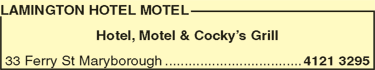 Lamington Hotel Motel - Tourism Gold Coast 4