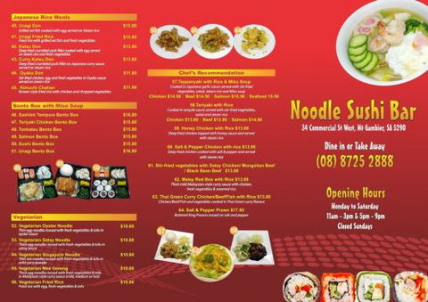 Noodle Sushi Bar Mount Gambier - Tourism Gold Coast 1