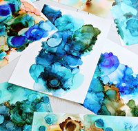 Alcohol Ink Art Class - Tourism Gold Coast