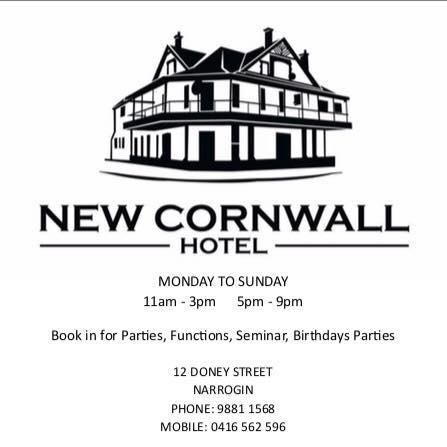 New Cornwall Hotel - Tourism Gold Coast 3